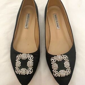 Classic Monolo Blahnik Flats